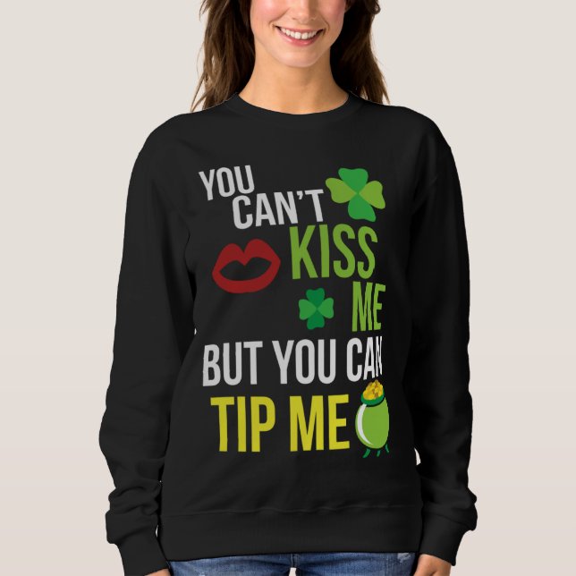 Bartender  St Patricks Day Waitress Waiter Server Sweatshirt (Front)
