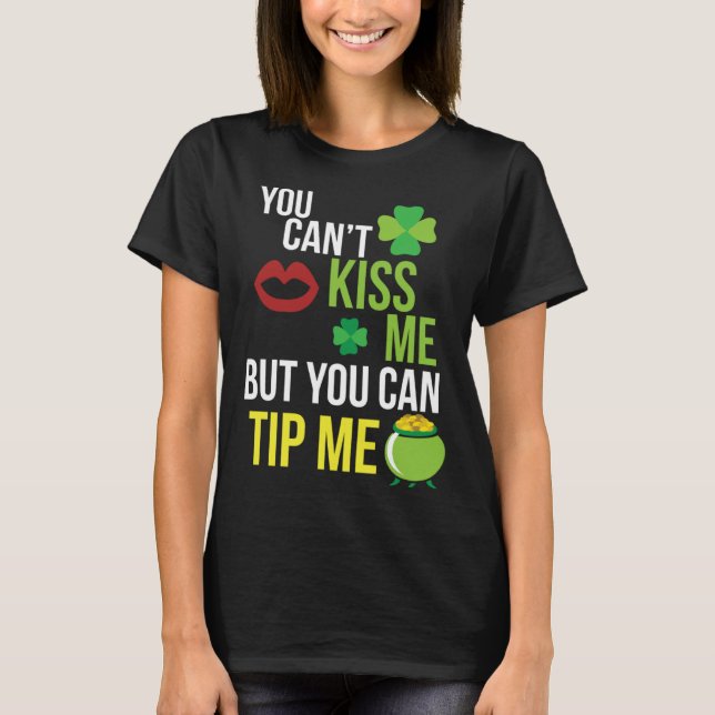 Bartender  St Patricks Day Waitress Waiter Server T-Shirt (Front)