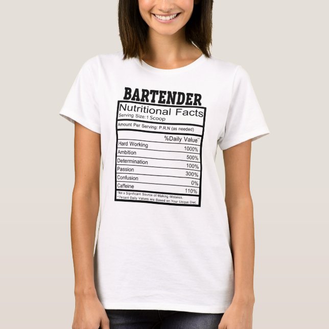Bartender T-Shirt (Front)