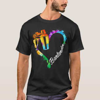 BARTENDER WATER ART HEART Classic TShirt