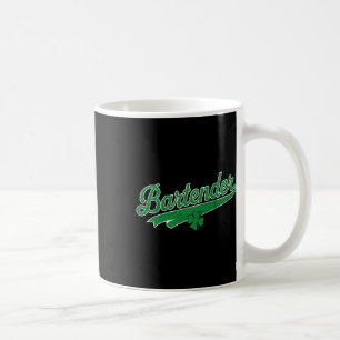 Bartending Bartender Beer Shamrock Irish St. Patri Coffee Mug