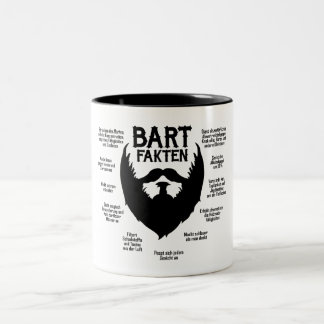 Bartfact / Bart facts (black) Two-Tone Coffee Mug
