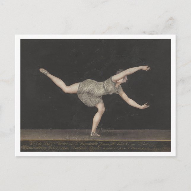 Bartholomeus Ziesenis, Dancer Postcard (Front)