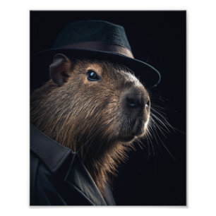 Bartholomew "Barty" Quibble - Capybara Photo Print