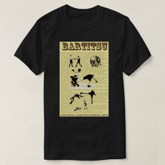 BARTITSU Historical European Martial Arts T-Shirt (Design Front)