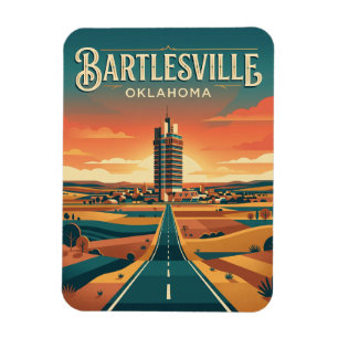 Bartlesville USA Magnet