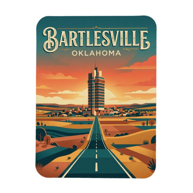 Bartlesville USA Magnet (Vertical)