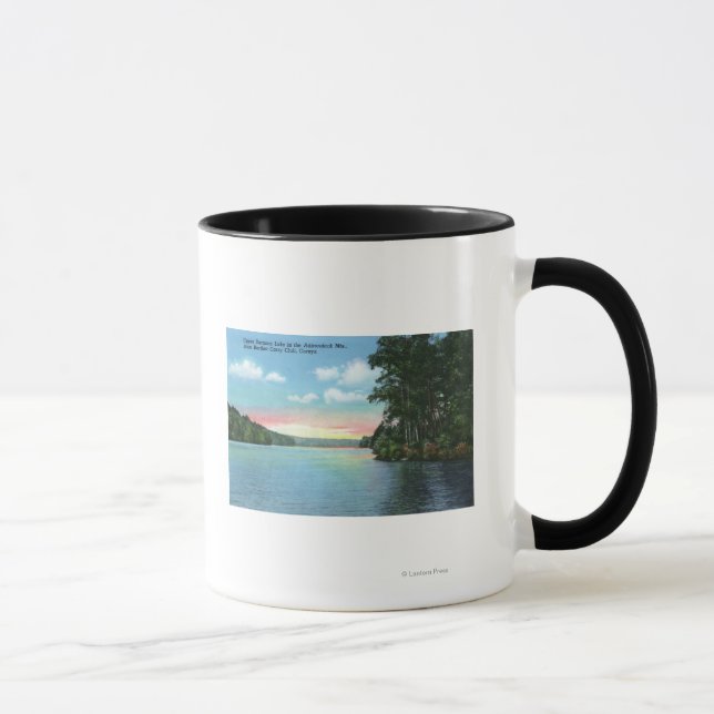 Bartlett Carry Club View of Upper Saranac Lake Mug (Right)
