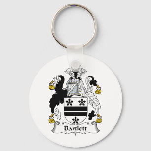 Bartlett Family Crest Key Ring