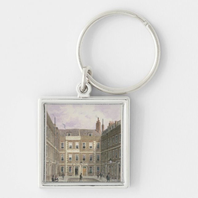 Bartlett's Buildings, Holborn, 1838 Key Ring (Front)