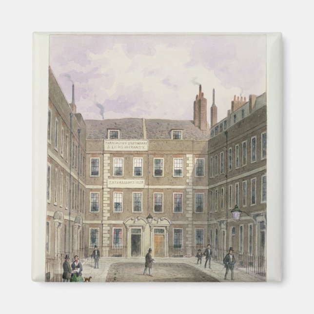 Bartlett's Buildings, Holborn, 1838 Magnet (Front)
