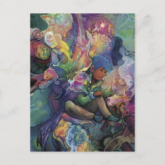 Bartok takes tea~~~ postcard