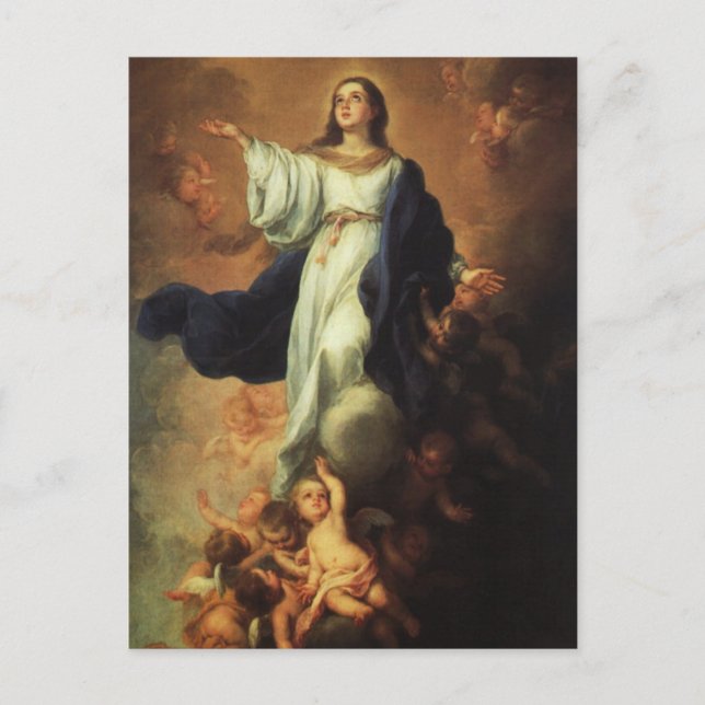 Bartolome Murillo - Assumption of the Virgin Postcard (Front)