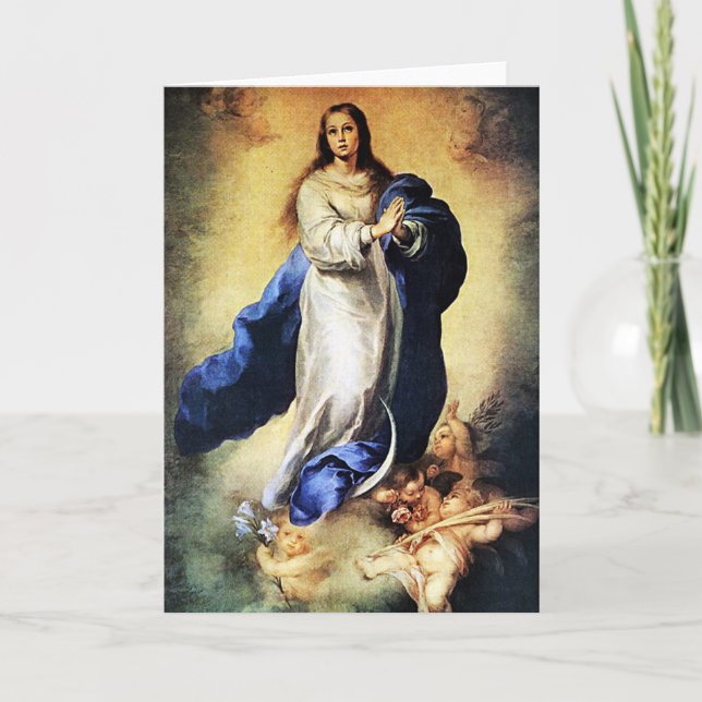 Bartolome Murillo - Immaculate Conception Holiday Card (Front)