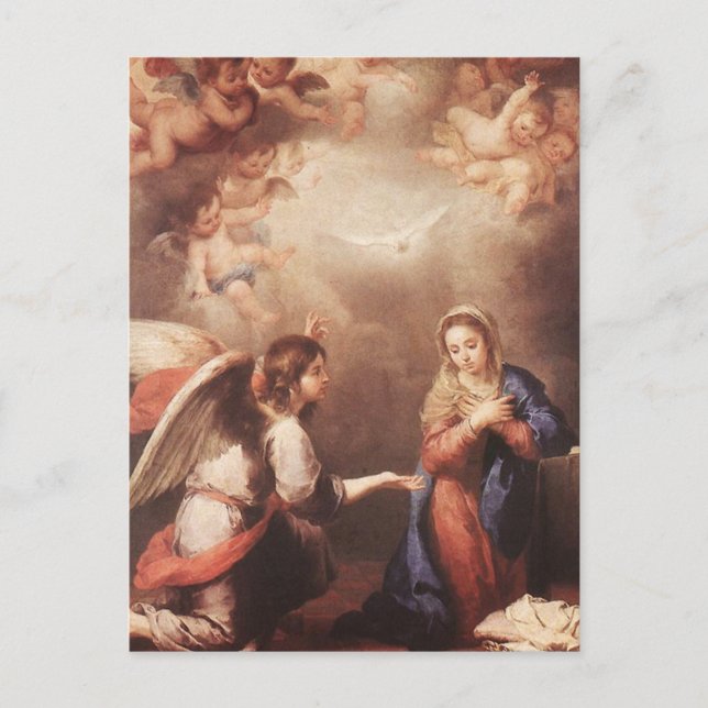 Bartolome Murillo - The Annunciation Postcard (Front)