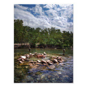 Barton Creek Dog Swimming Hole - Austin Texas Photo Print