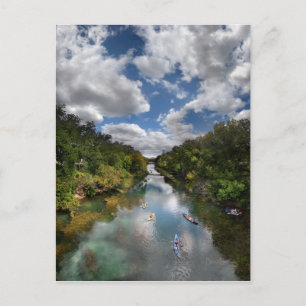 Barton Creek Kayaks - Austin Texas Postcard
