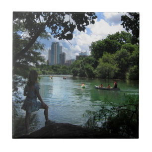 Barton Creek / Ladybird Lake - Austin, Texas Ceramic Tile