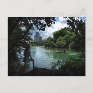Barton Creek / Ladybird Lake - Austin, Texas Postcard