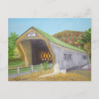 Bartonsville Covered Bridge Postcard