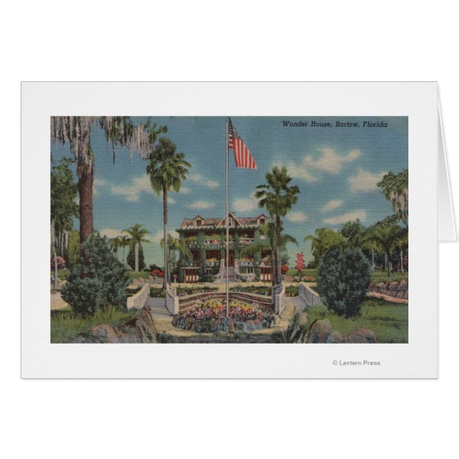 Bartow, Florida - View of Wonder House and Garde (Front Horizontal)