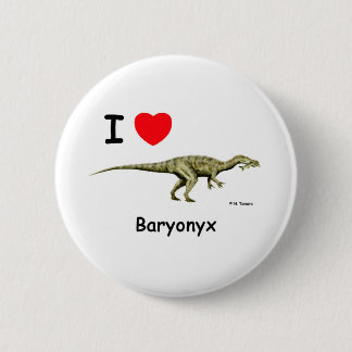 Baryonyx 6 Cm Round Badge