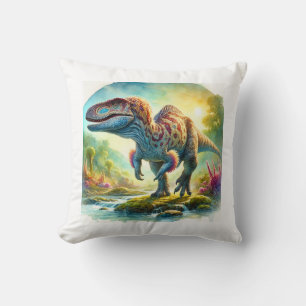 Baryonyx in Harmony 270824AREF125 - Watercolor Cushion