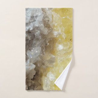 Baryte and Calcite Print Hand Towel