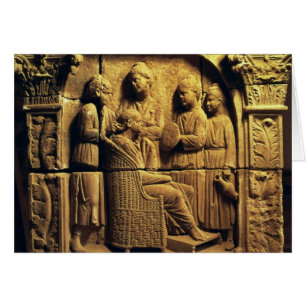 Bas relief of a hairdresser, Roman