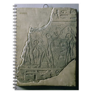 Bas relief of priestesses gathering grapes, 26th-3 notebook