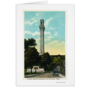 Bas Relief Tablet and Pilgrim Memorial View