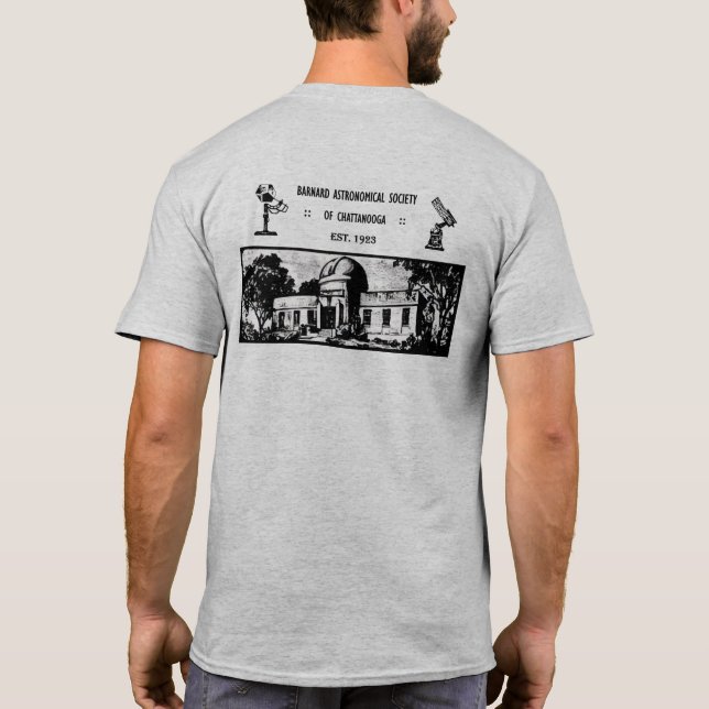 BAS Retro Design T-Shirt (Black Logos) (Back)