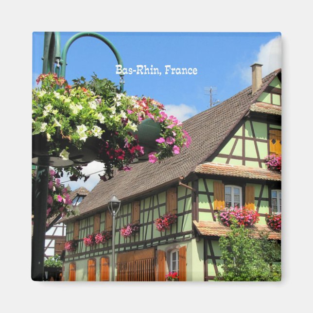 Bas-Rhin, France Magnet (Front)