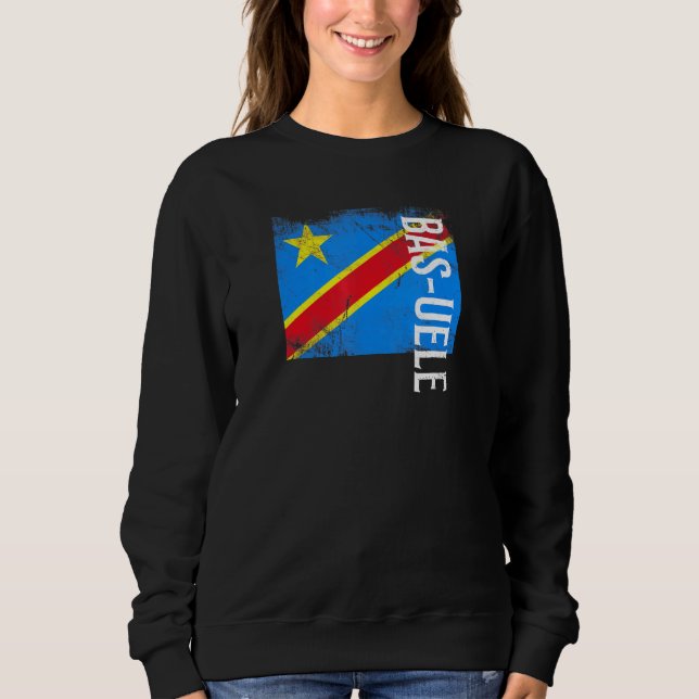 Bas Uele Congo For Congolese Men Women And Kids Sweatshirt (Front)
