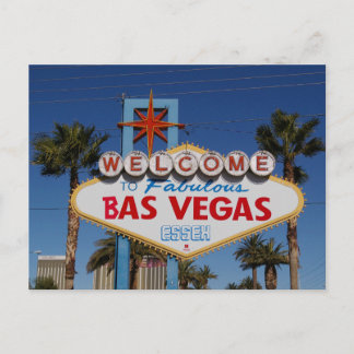 Bas vegas postcard