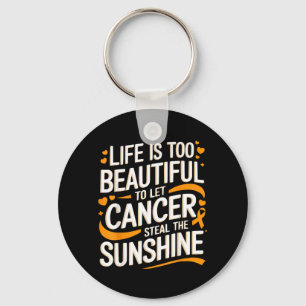 Basal Cell Carcinoma Awareness Skin Cancer Suprt Key Ring
