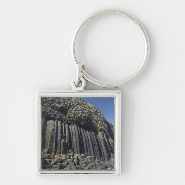 Basalt Columns by Fingal's Cave, Staffa, off Key Ring (Front)