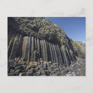 Basalt Columns by Fingal's Cave, Staffa, off Postcard