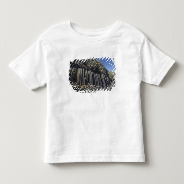 Basalt Columns by Fingal's Cave, Staffa, off Toddler T-Shirt (Front)