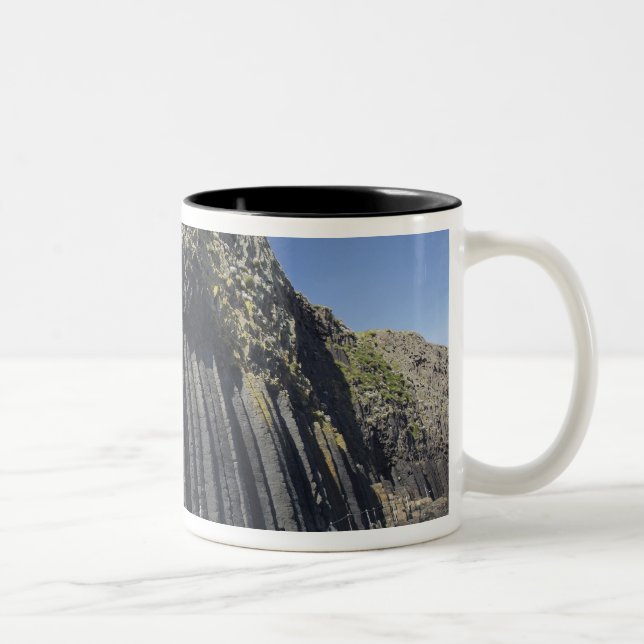 Basalt Columns by Fingal's Cave, Staffa, off Two-Tone Coffee Mug (Right)