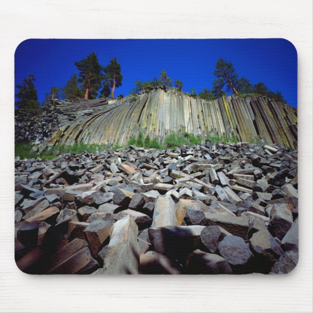Basalt Formations of Devils Postpile Mouse Pad (Front)