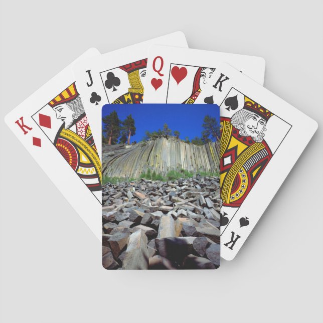 Basalt Formations of Devils Postpile Playing Cards (Back)
