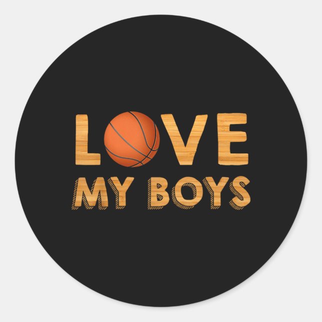 Basball Classic Round Sticker (Front)