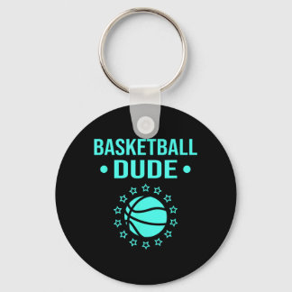 Basball Dude Shirt And Basball Shirts For Boys Men Key Ring