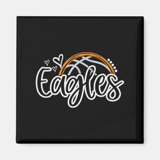 Basball Eagles School Sports Fan Team Spirit Magnet
