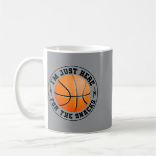 Basball Fan Im Here For The Snacks Funny Basball Coffee Mug