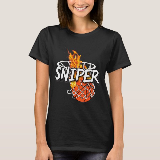 Basball - Hit From Anywhere - Fire Basball T-Shirt (Front)