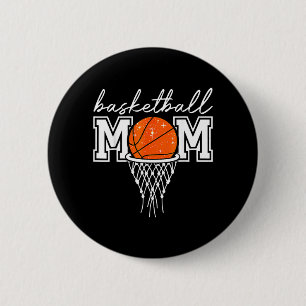 Basball Mum Mother Leopard Basball Hoop Net Game 6 Cm Round Badge