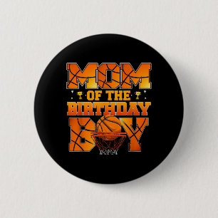 Basball Mum Of The Birthday Boy Family Matching 1 6 Cm Round Badge