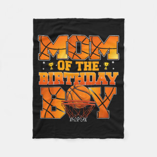 Basball Mum Of The Birthday Boy Family Matching 1 Fleece Blanket